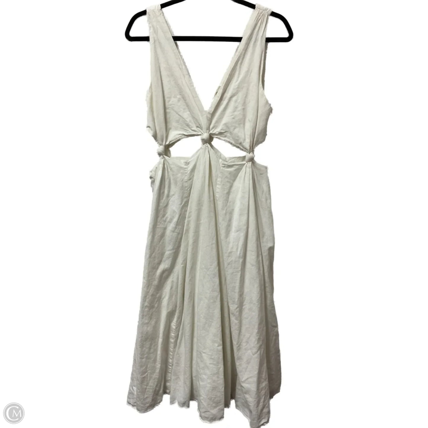 Dress Casual Midi By Farm Rio In Cream, Size: M