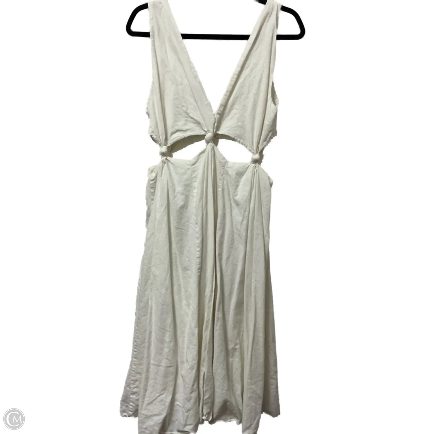 Dress Casual Midi By Farm Rio In Cream, Size: M