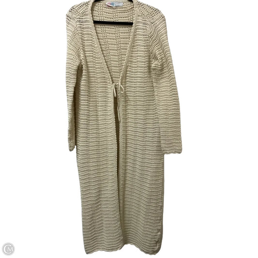 Sweater Cardigan By Free People In Cream, Size: M
