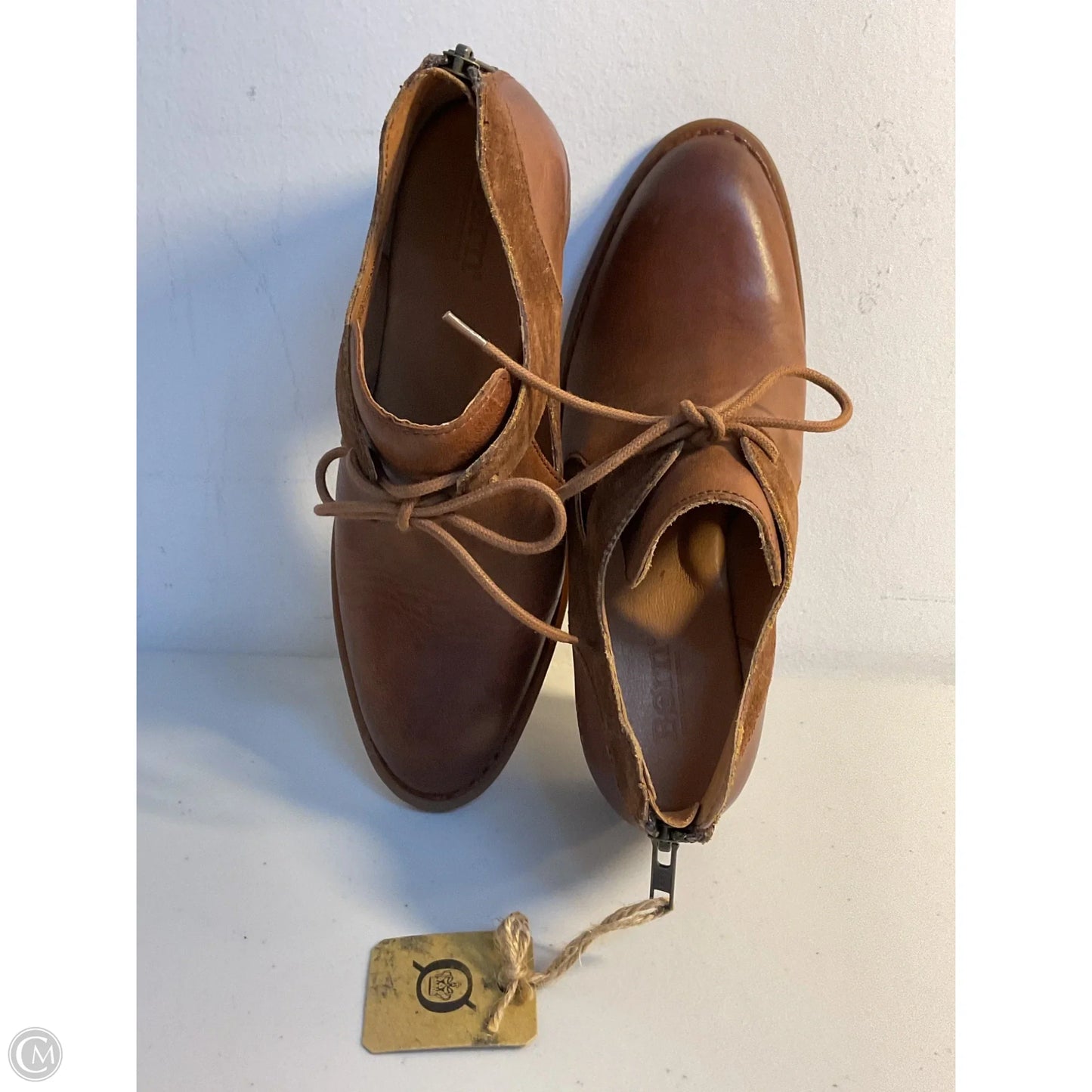 Boots Ankle Heels By Born In Brown, Size: 8