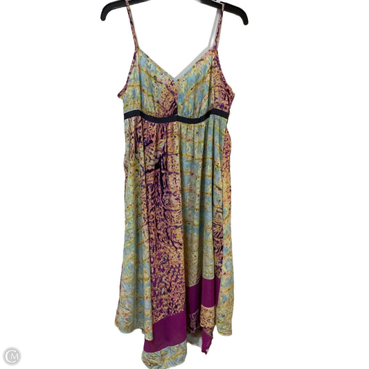 Dress Casual Midi By Simply Vera In Multi-colored, Size: M