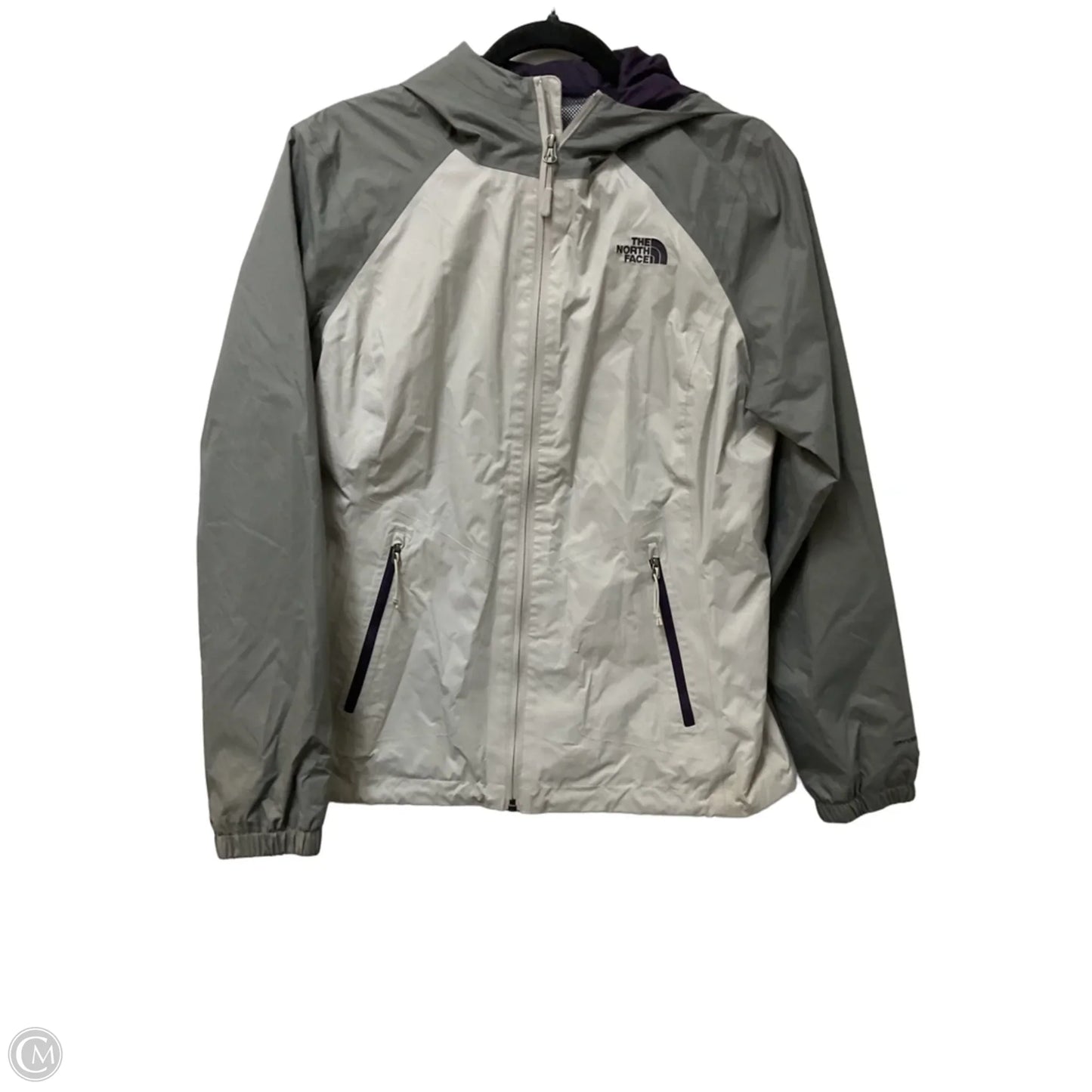 Jacket Windbreaker By The North Face In Grey, Size: M