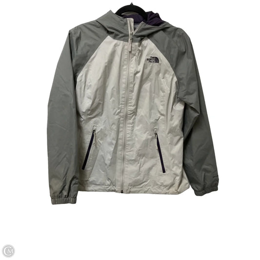 Jacket Windbreaker By The North Face In Grey, Size: M
