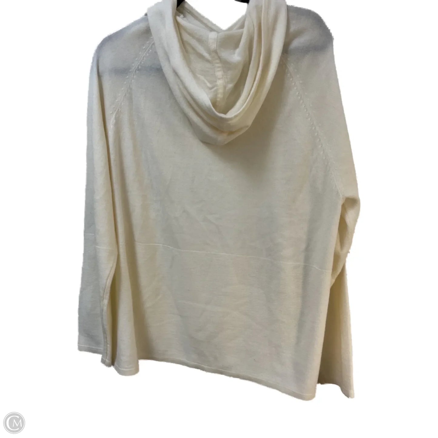 Sweater By Liz Claiborne In Cream, Size: Xl