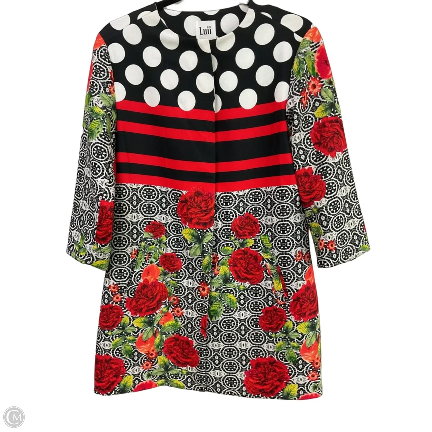 Jacket Other By Luii In Black & Red, Size: S