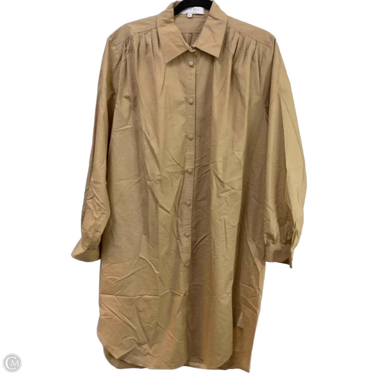 Dress Casual Midi By Hunter Bell In Tan, Size: L