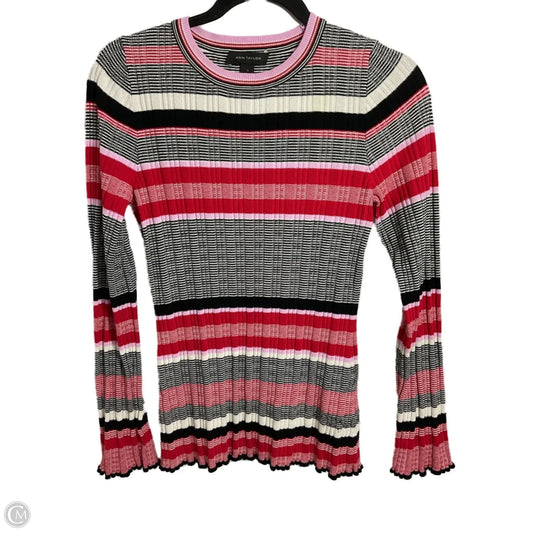 Sweater By Ann Taylor In Black & Red, Size: S