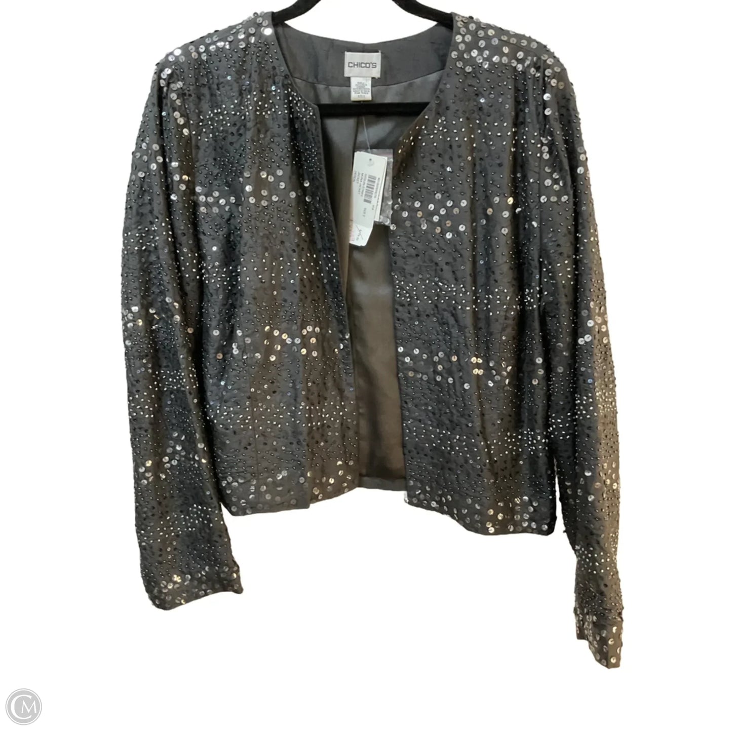 Jacket Other By Chicos In Grey, Size: S