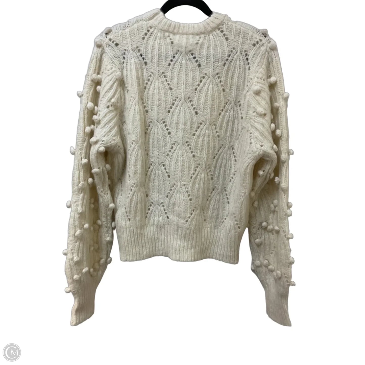 Sweater By Astr In White, Size: L