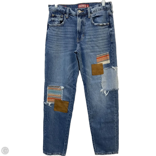 Jeans Straight By Lucky Brand In Blue Denim, Size: 2
