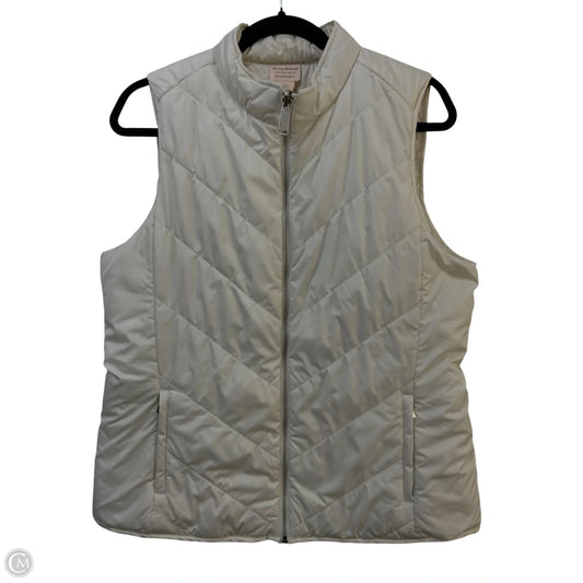 Vest Puffer & Quilted By Tommy Bahama In White, Size: L