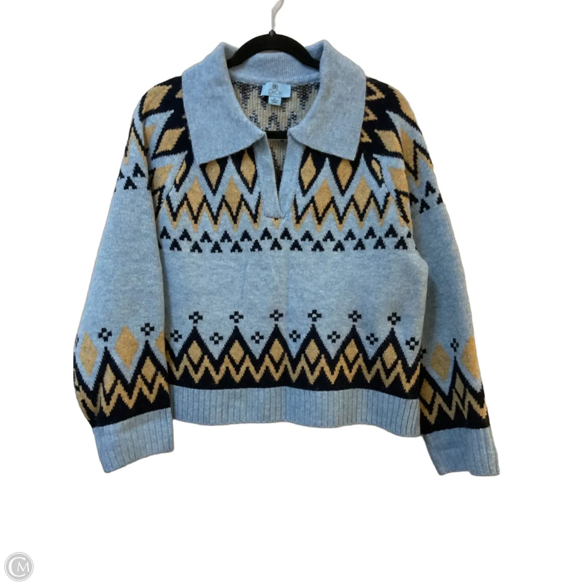 Sweater By Cece In Blue, Size: M