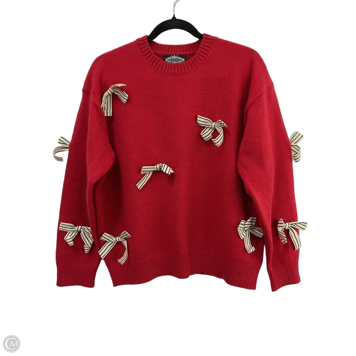 Sweater By Clothes Mentor In Red, Size: M