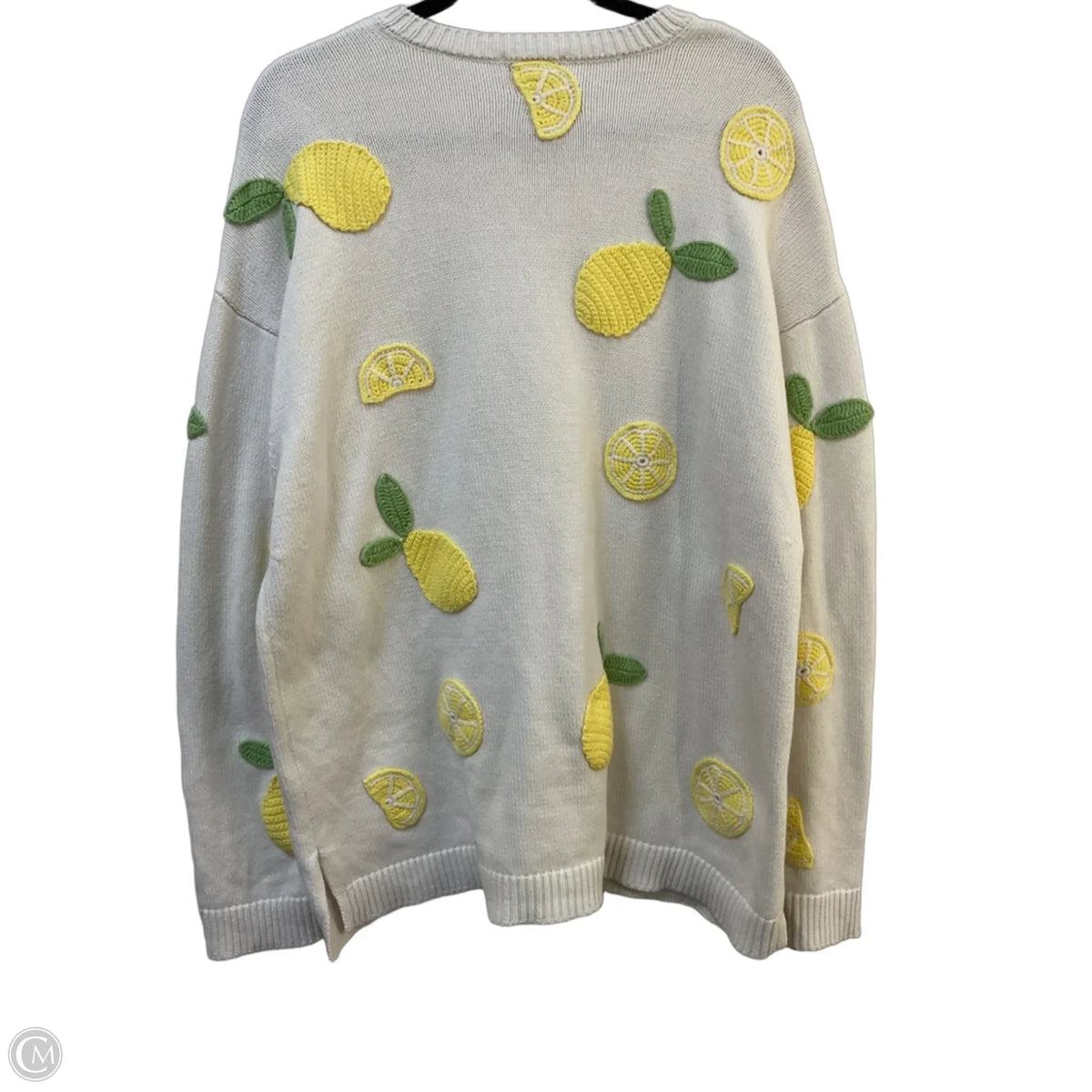Sweater By Mumu In White, Size: M
