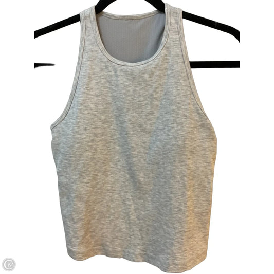 Athletic Top Short Sleeve By Vuori In Grey, Size: M