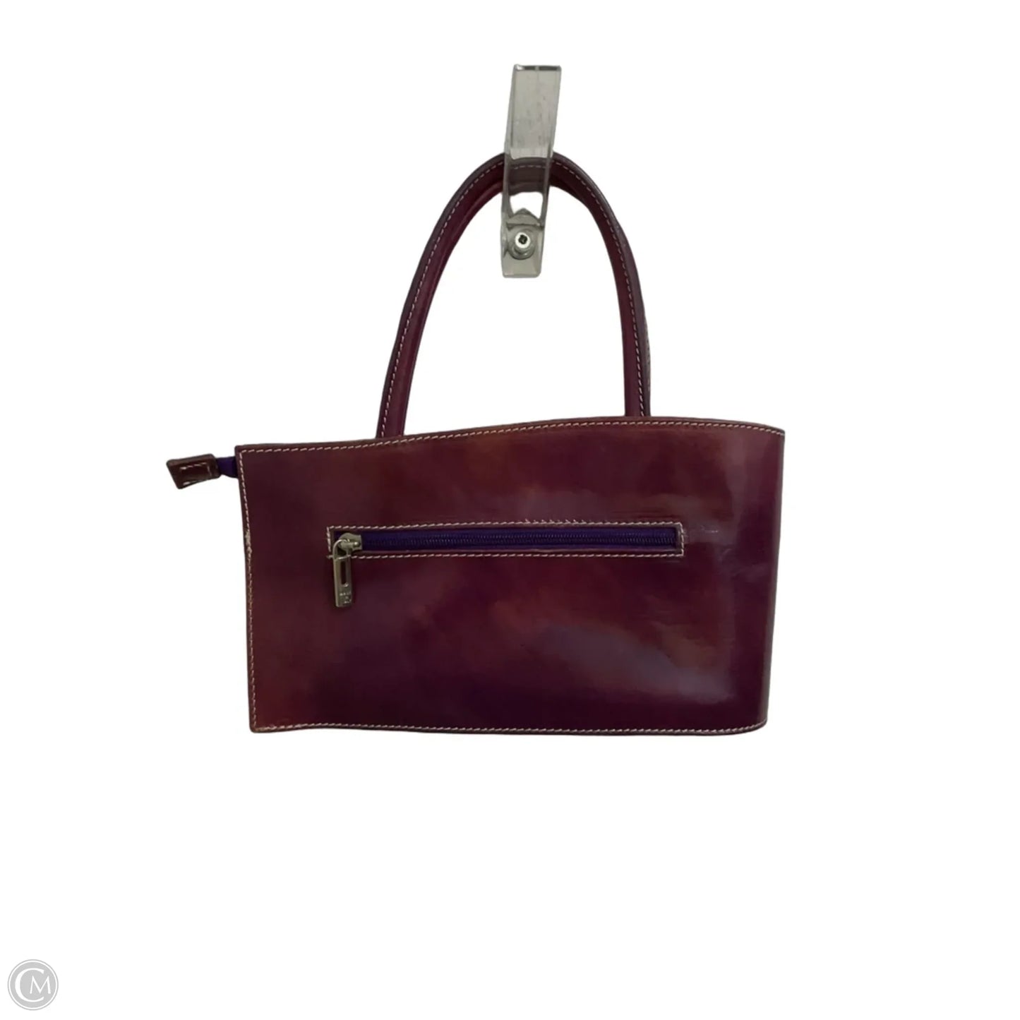 Handbag Leather By Cmc, Size: Medium