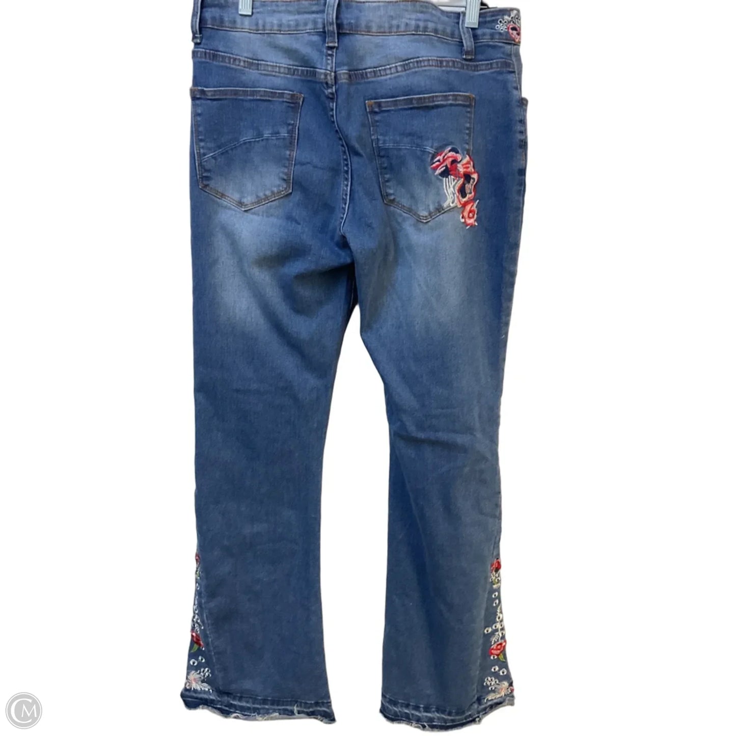 Jeans Straight By Clothes Mentor In Blue Denim, Size: 12