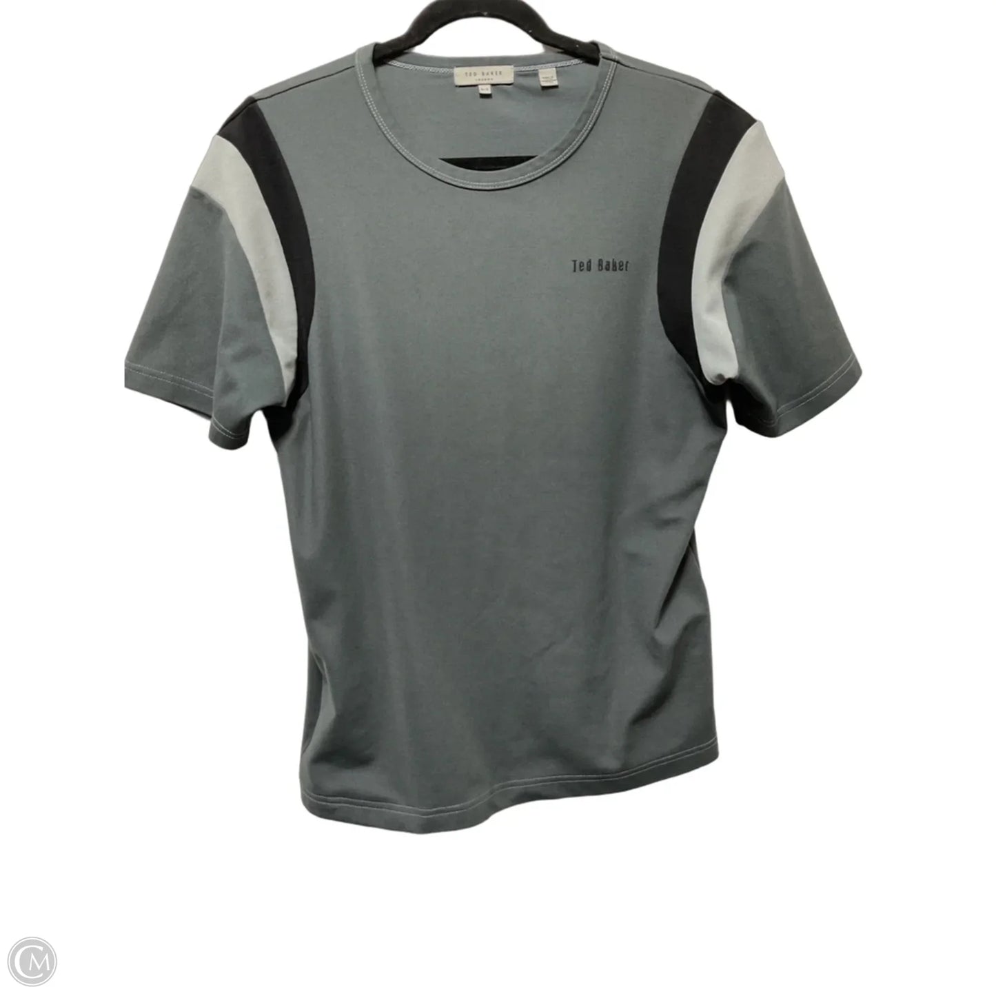 Top Short Sleeve By Ted Baker In Grey, Size: M