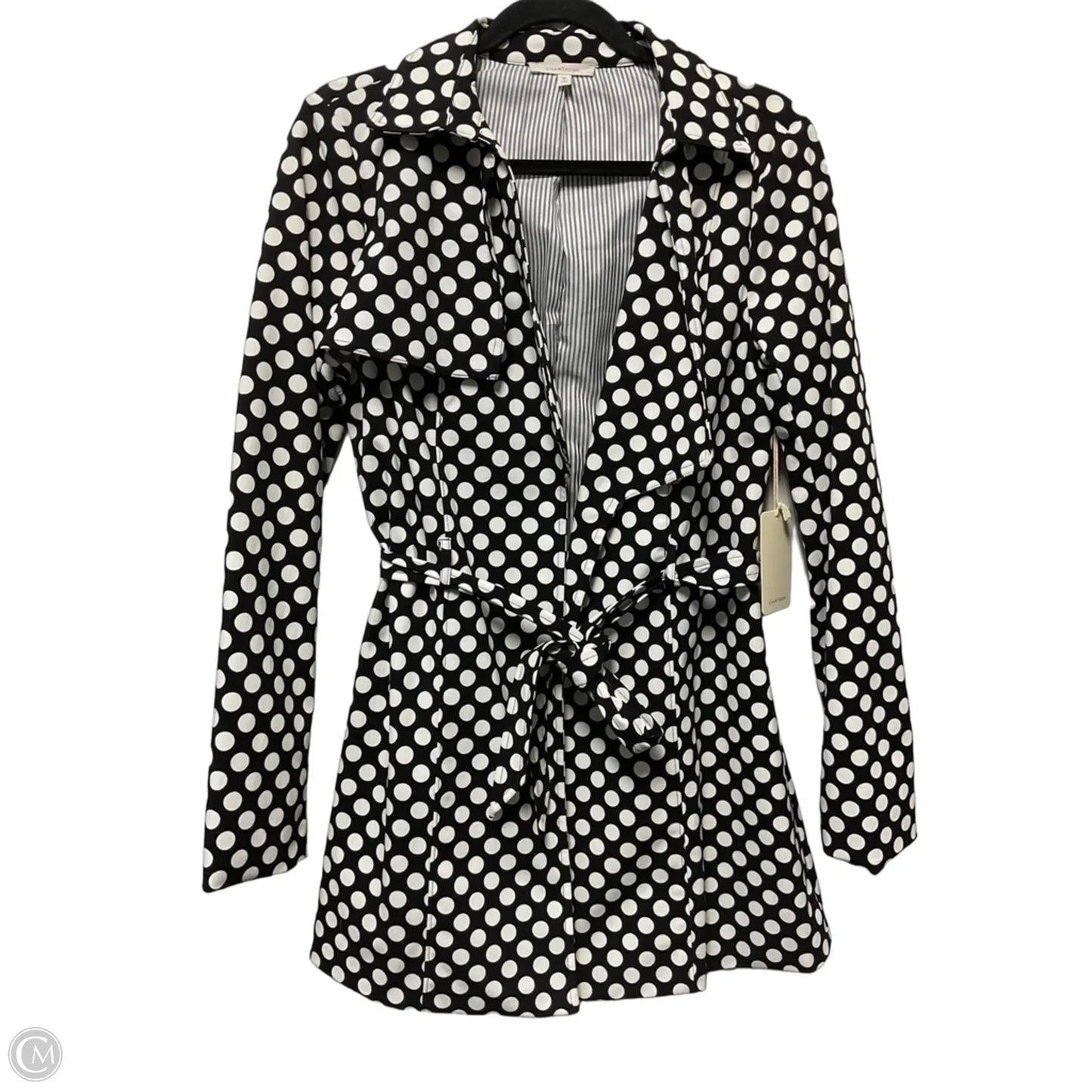 Jacket Other By Hawthorn In Black & White, Size: M
