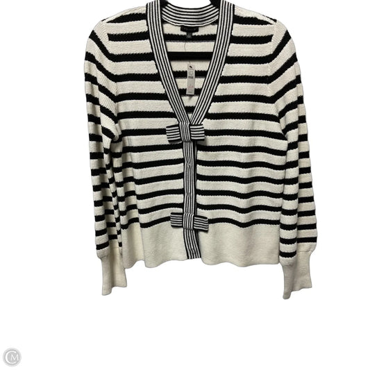 Sweater By Talbots In Black & White, Size: L