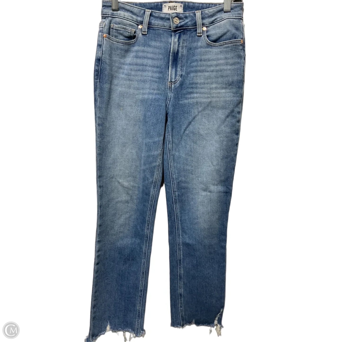 Jeans Skinny By Paige In Blue Denim, Size: 4