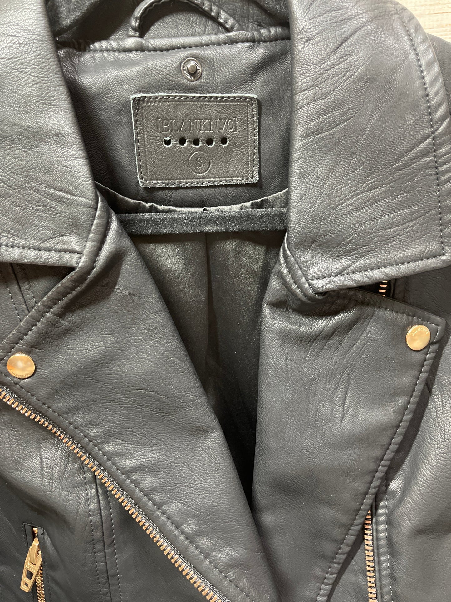 Jacket Leather By Blanknyc In Black, Size: S