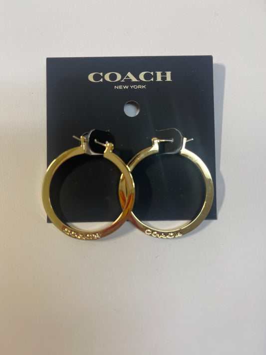 Earrings Hoop By Coach