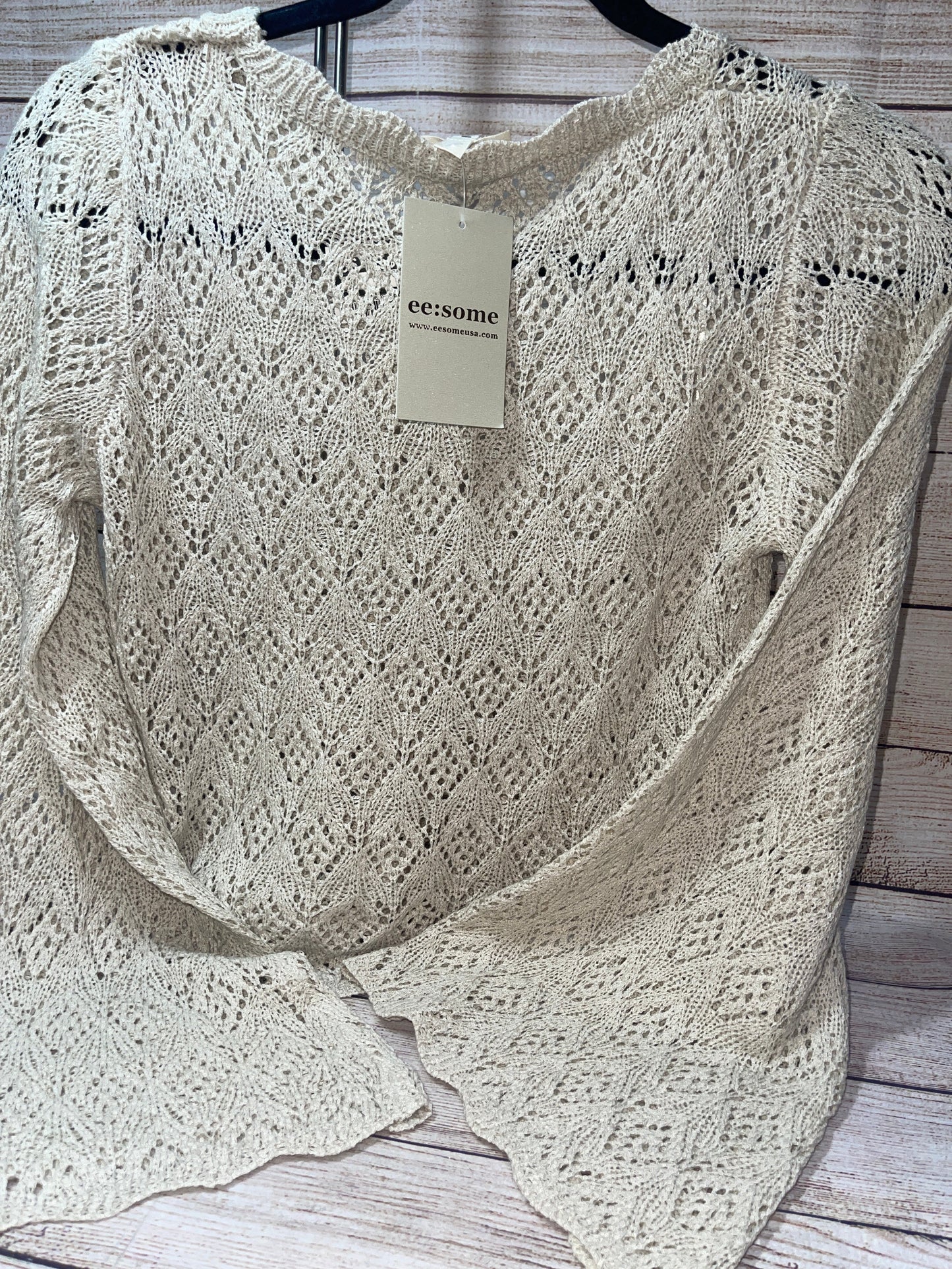 Sweater By Eesome In Ivory, Size: S