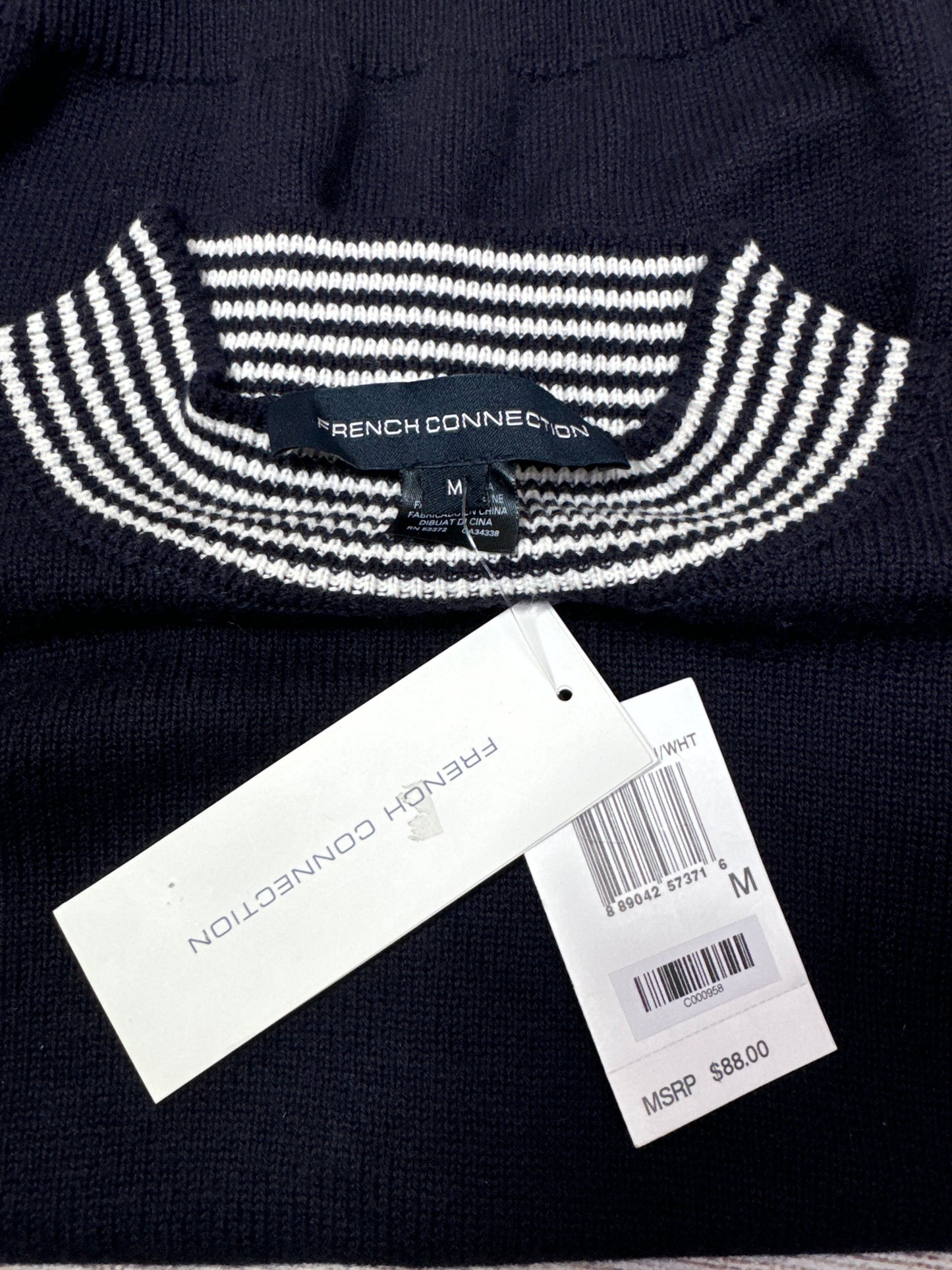 Sweater By French Connection In Navy, Size: M