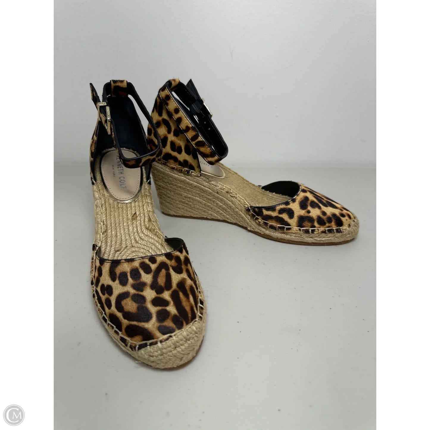 Shoes Heels Wedge By Kenneth Cole In Animal Print, Size: 6.5