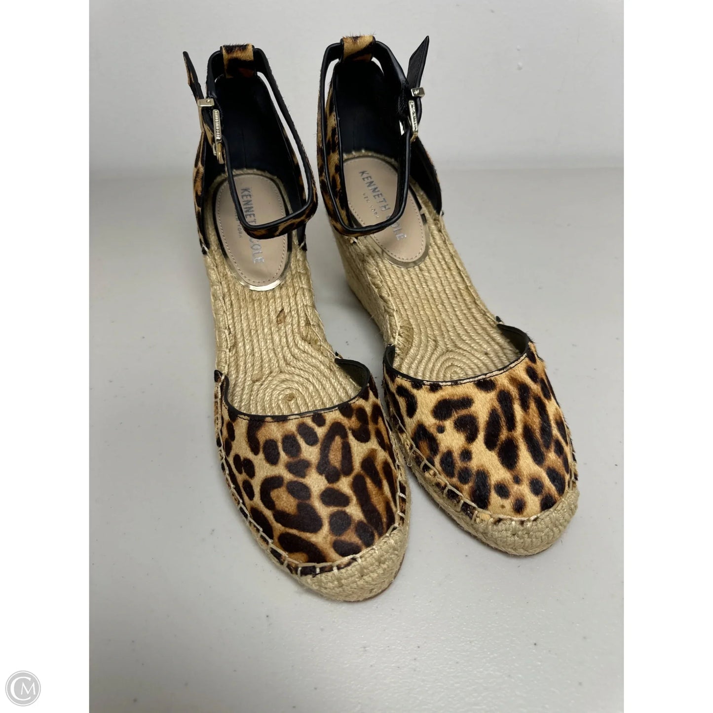 Shoes Heels Wedge By Kenneth Cole In Animal Print, Size: 6.5