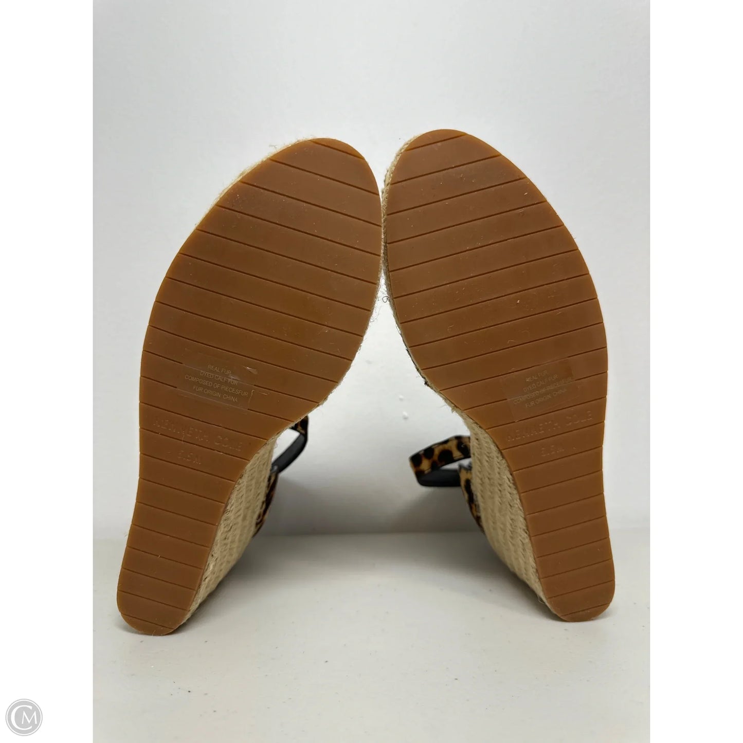 Shoes Heels Wedge By Kenneth Cole In Animal Print, Size: 6.5