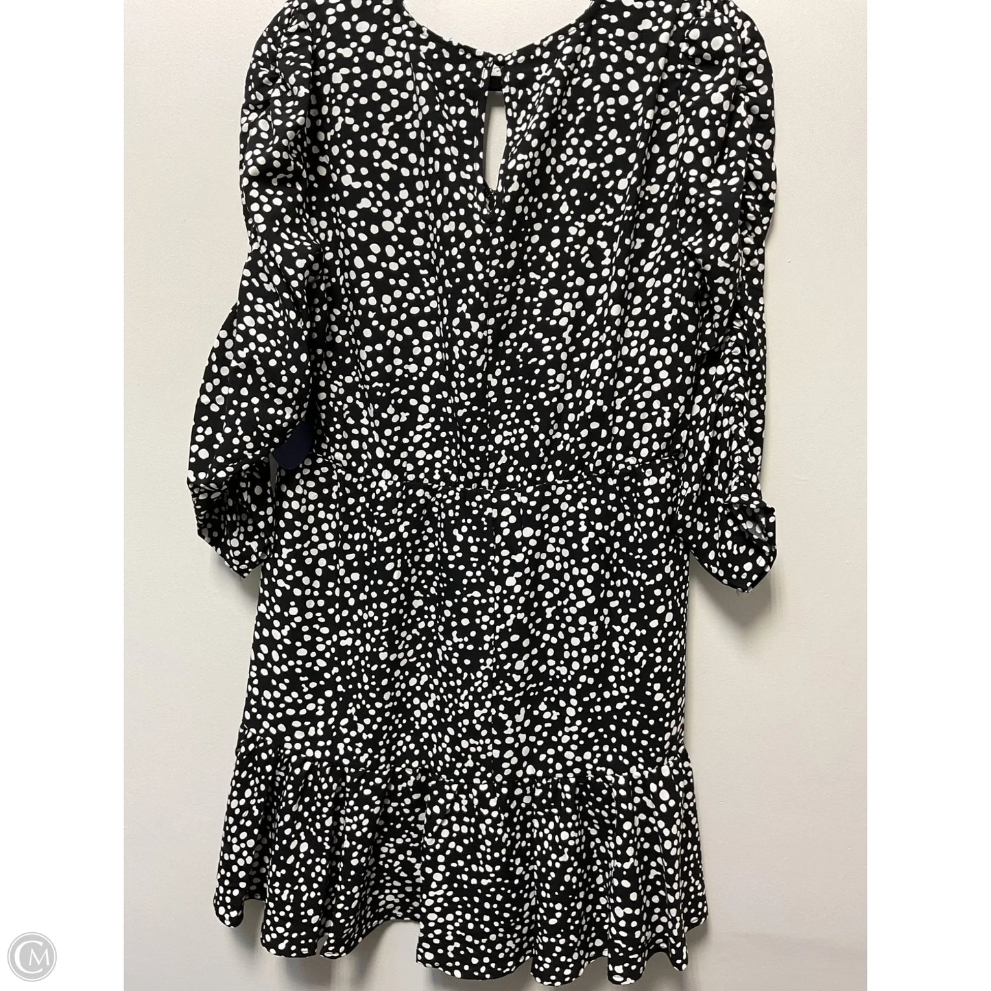 Dress Party Midi By Scoop In Polkadot Pattern, Size: M