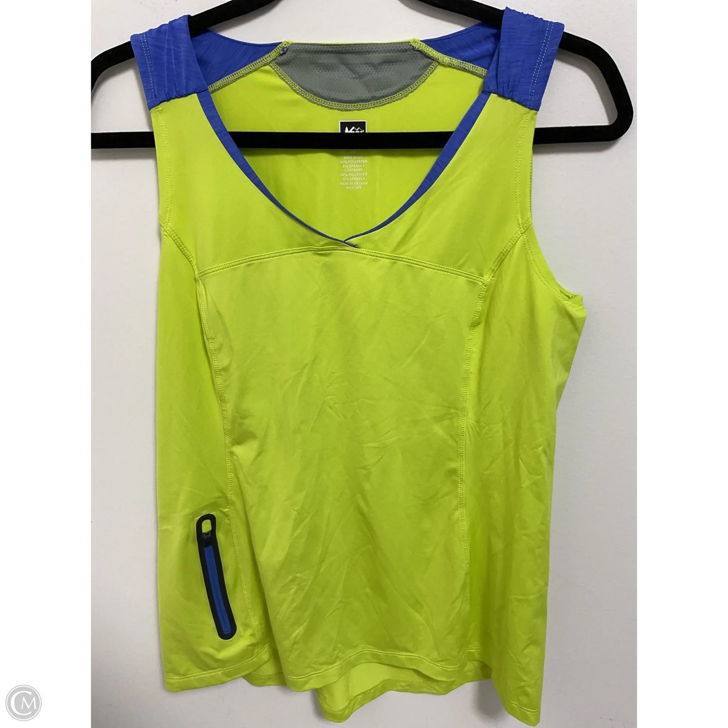 Athletic Tank Top By Rei In Yellow, Size: M