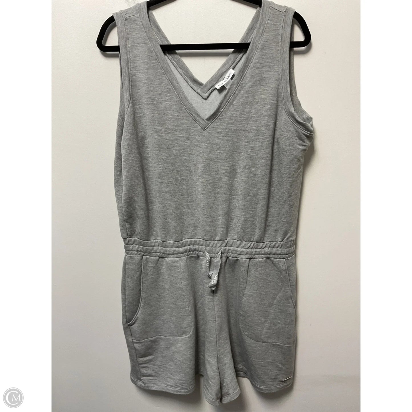 Romper By Calvin Klein In Grey, Size: L