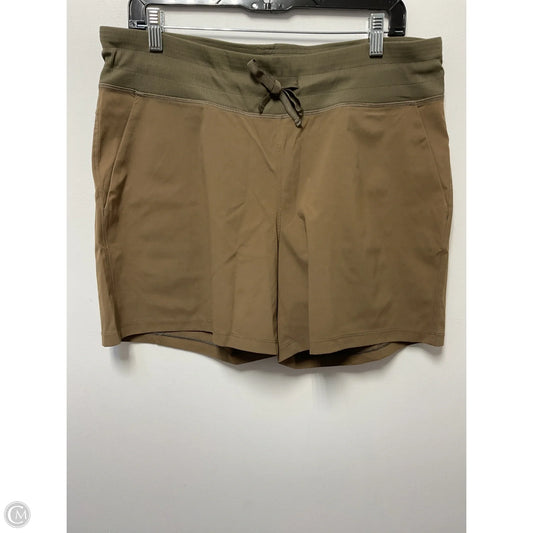 Athletic Shorts By Tuff Athletics In Brown, Size: Xl