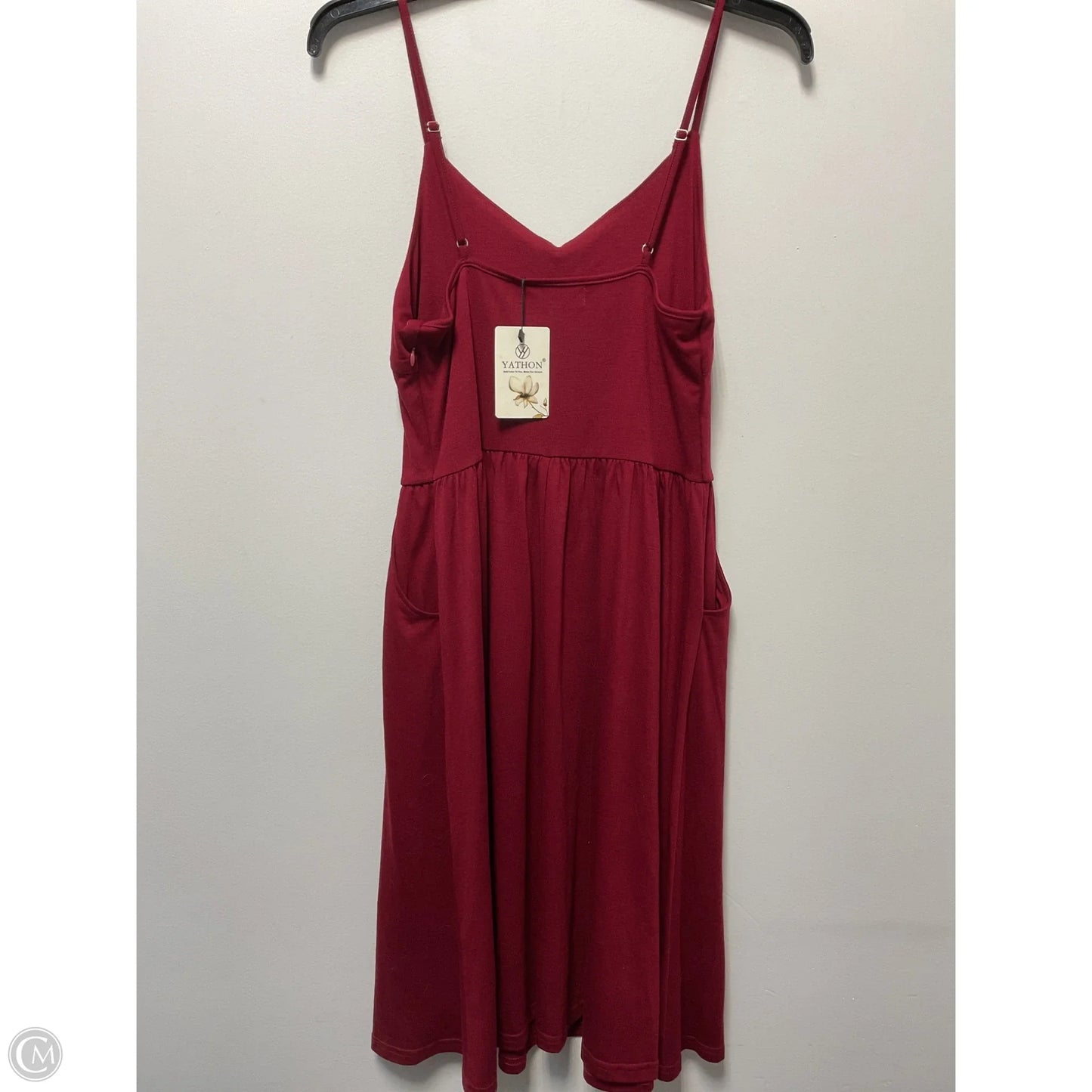 Dress Casual Midi By Clothes Mentor In Red, Size: M