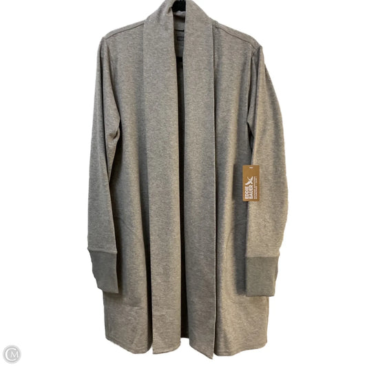 Sweater Cardigan By Eddie Bauer In Taupe, Size: Xl
