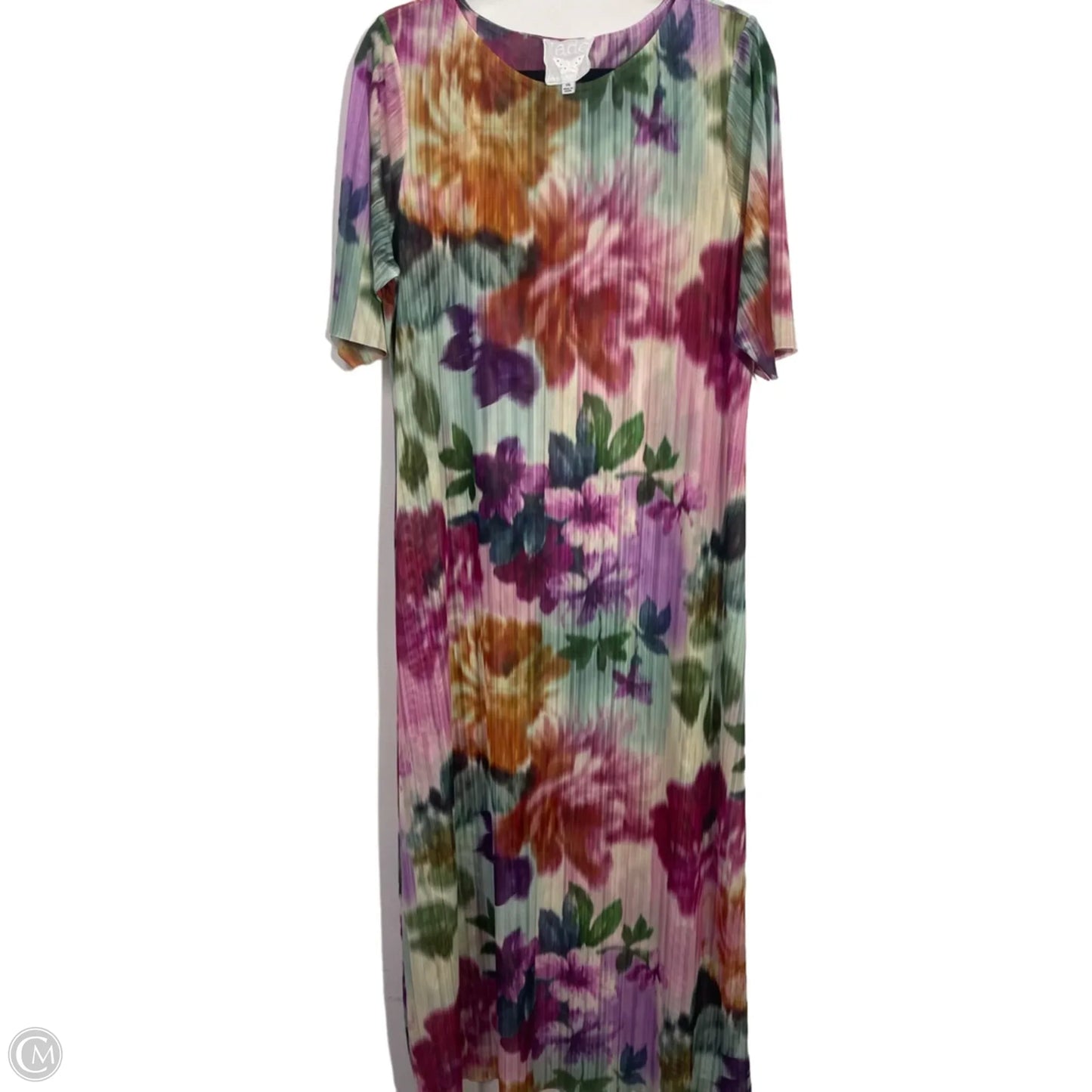Dress Casual Midi By Jade In Floral Print, Size: Xxl