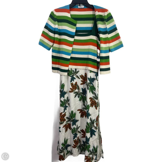 Dress Set 2pc By Akris In Multi-colored, Size: 8