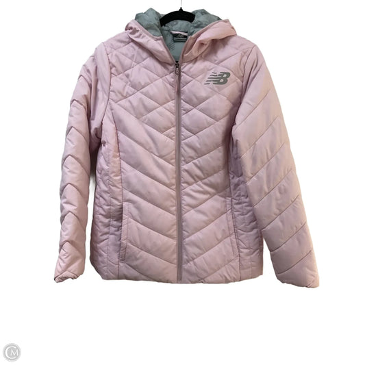 Coat Parka By New Balance In Pink, Size: L