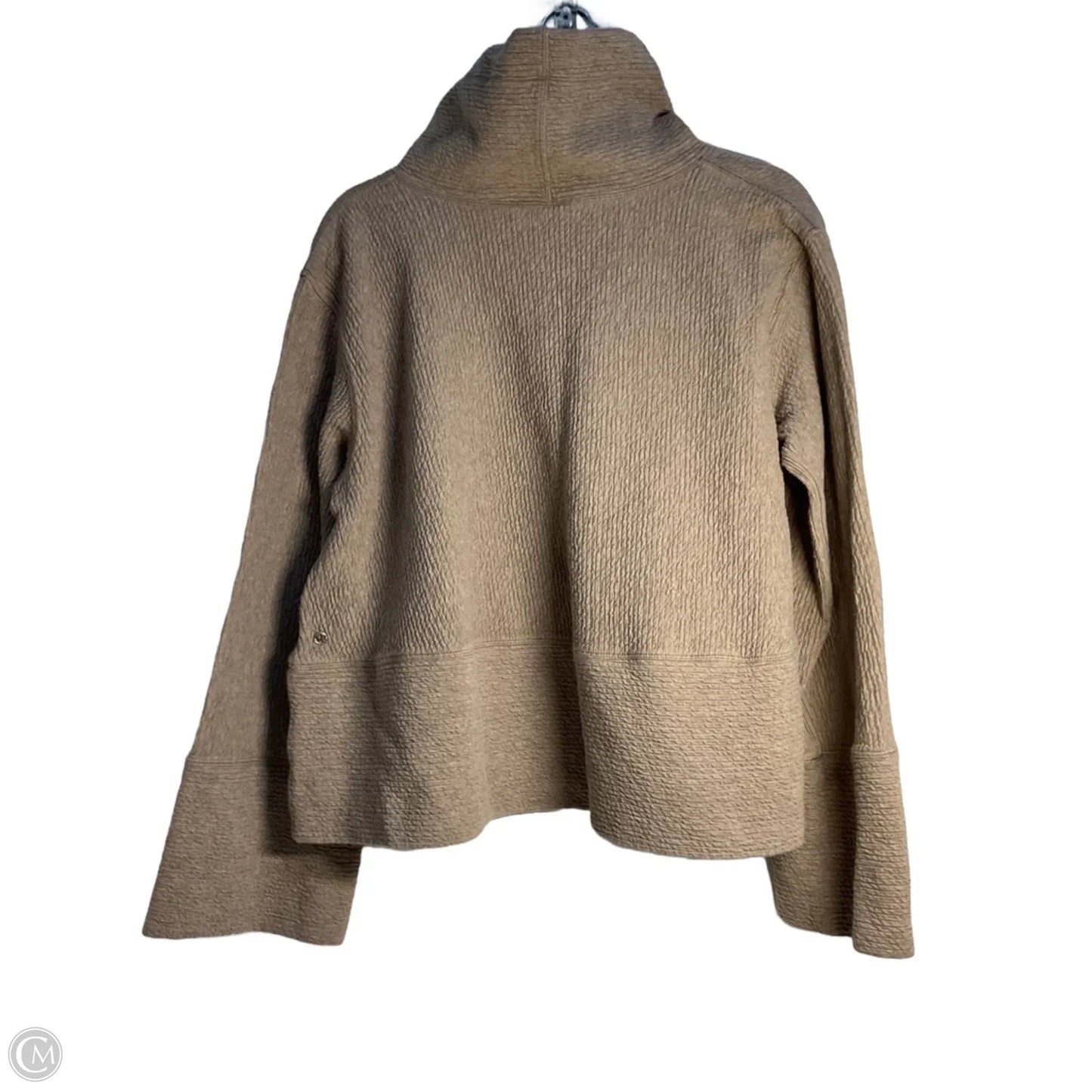 Sweatshirt Collar By Lululemon In Taupe, Size: L