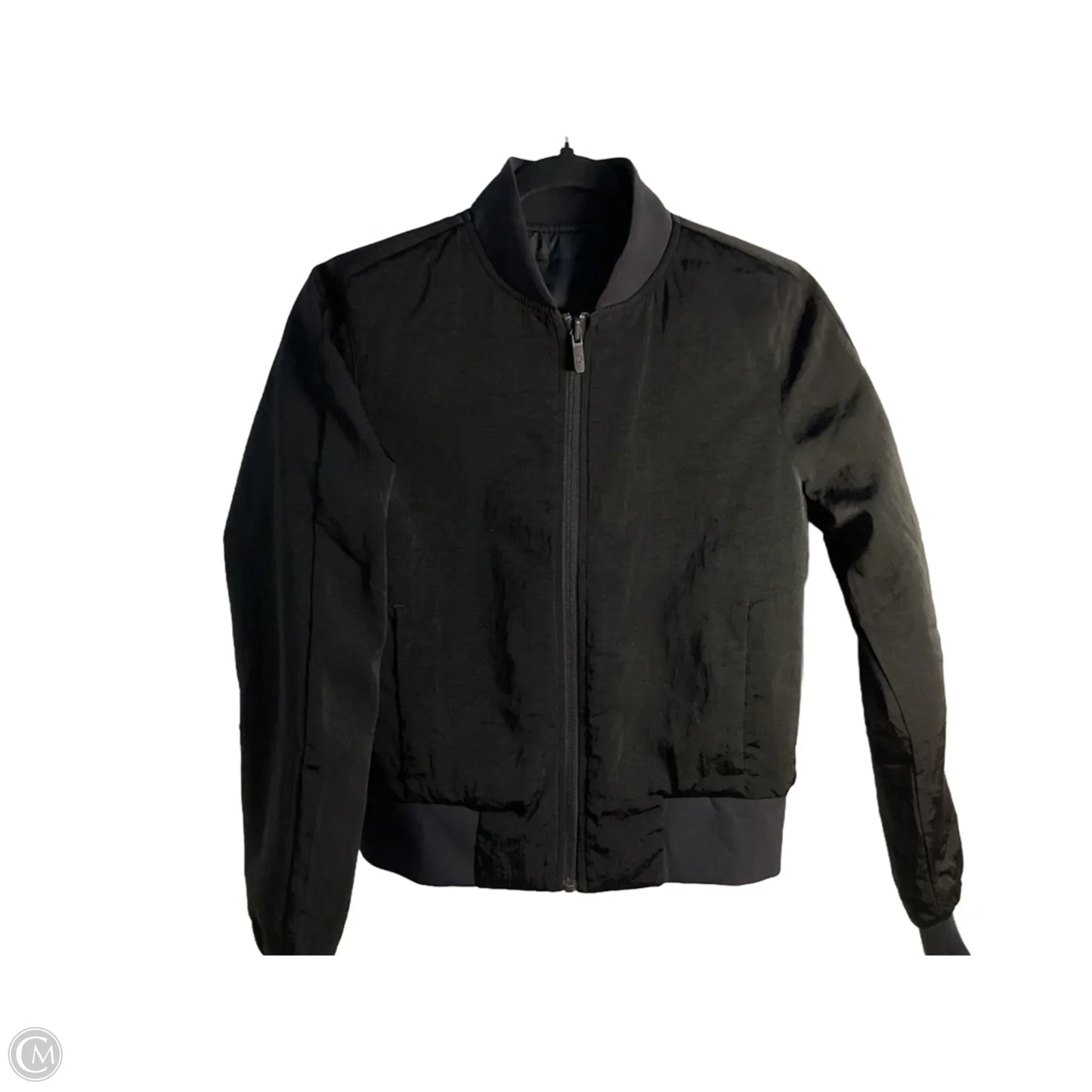Jacket Moto By Lululemon In Black, Size: 4