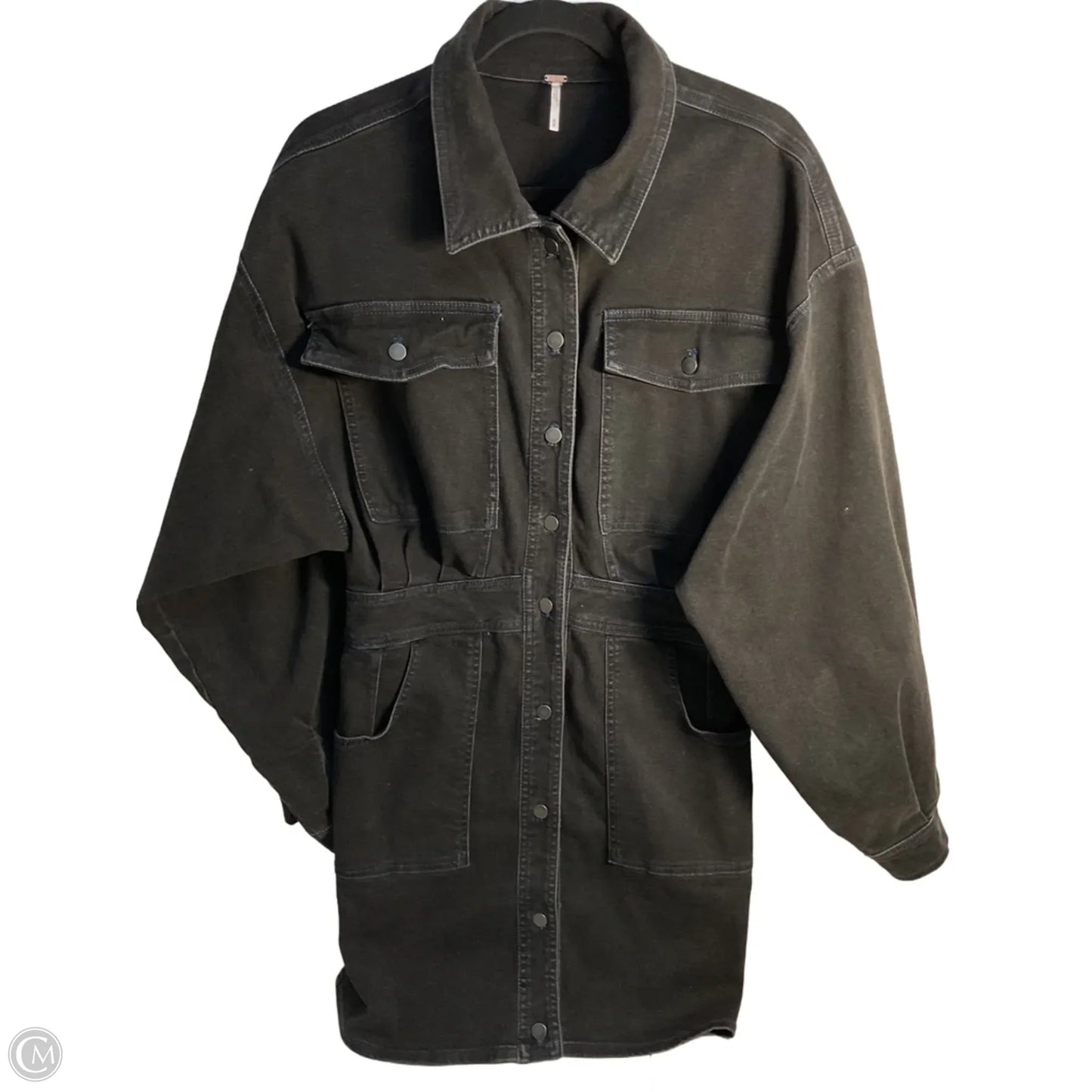 Dress Casual Short By Free People In Black Denim, Size: M