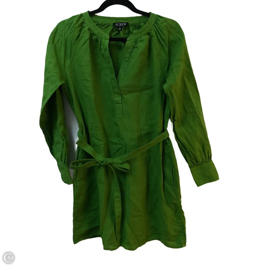 Dress Casual Midi By J. Crew In Green, Size: Xs