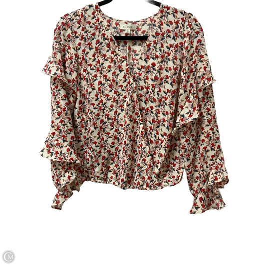 Blouse 3/4 Sleeve By Max Studio In Floral Print, Size: S