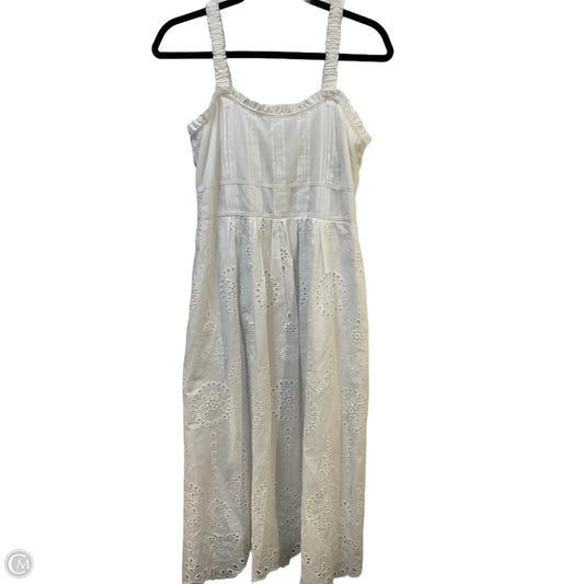 Dress Casual Midi By Steve Madden In White, Size: M