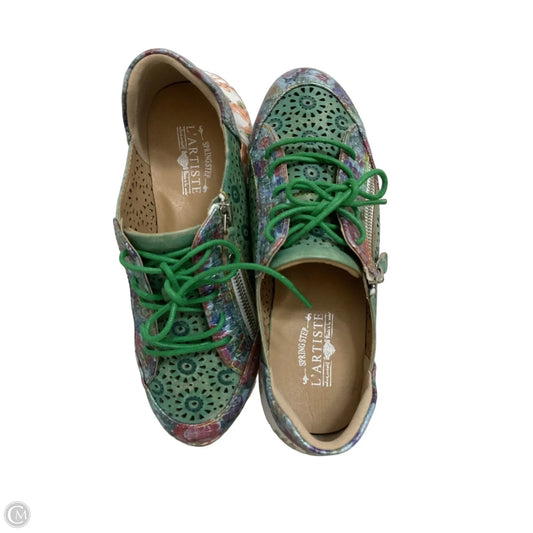 Shoes Sneakers By Spring Step In Multi-colored, Size: 8