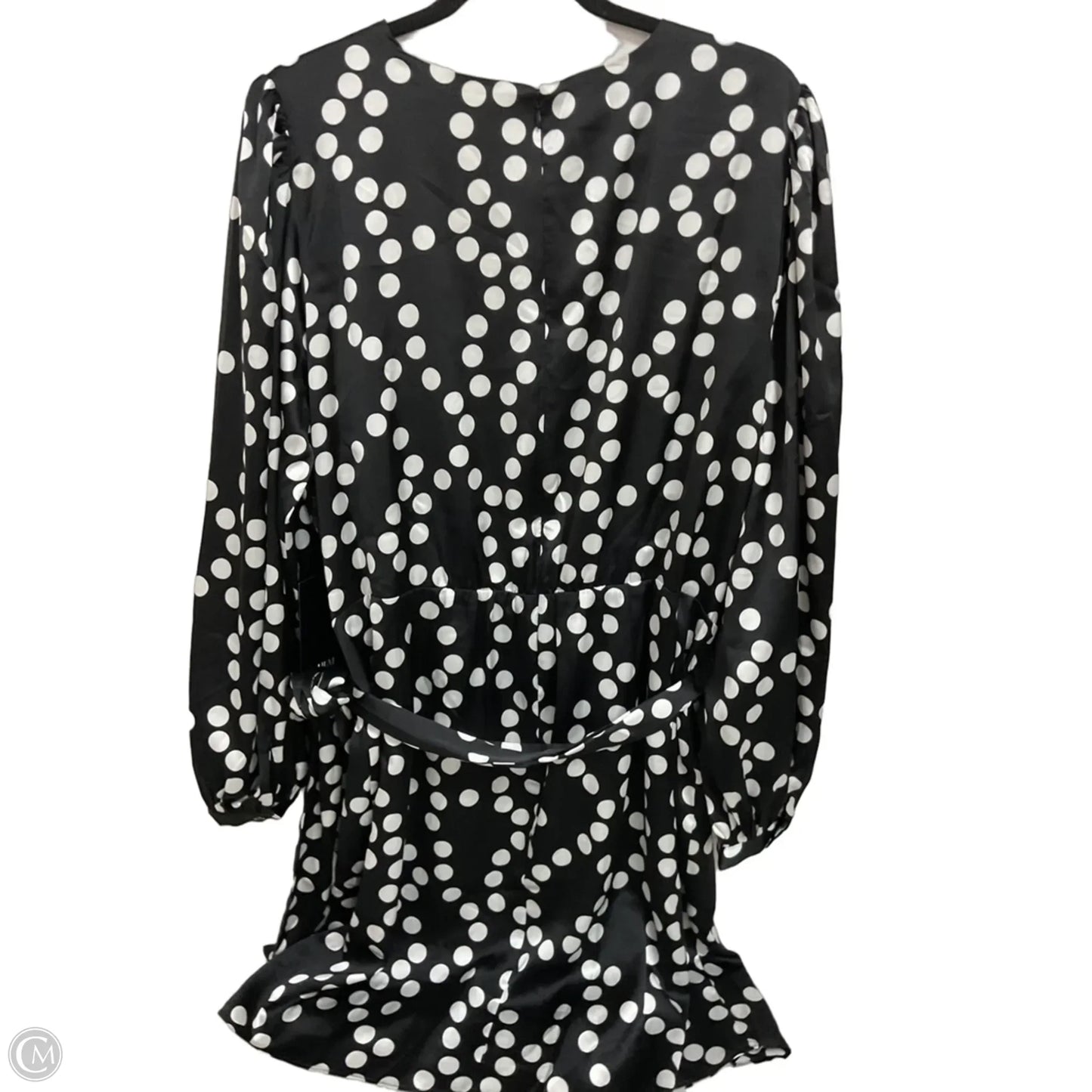 Dress Party Midi By White House Black Market In Polkadot Pattern, Size: 16