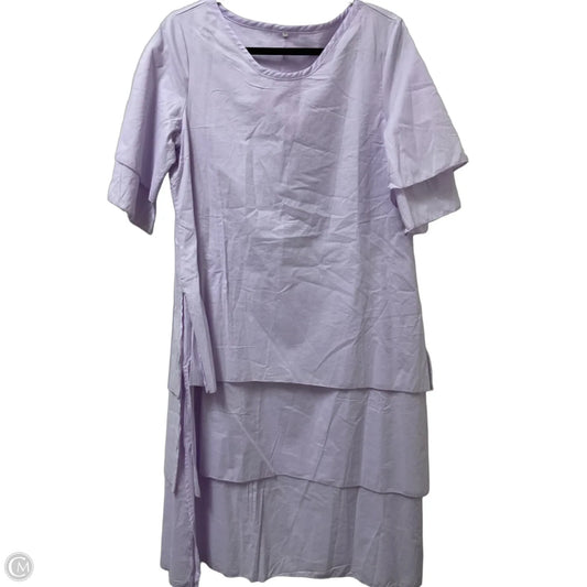 Dress Casual Midi By Clothes Mentor In Purple, Size: S